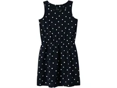 Name It kjole dark sapphire med prikker